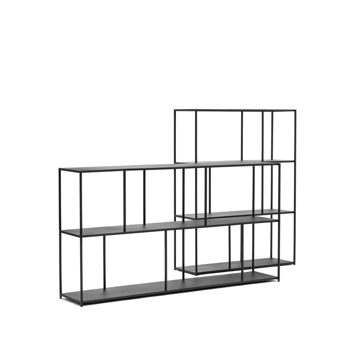 Grillo Shelf Wide - Black - Shelving Loom Collection Loom Collection Dubai