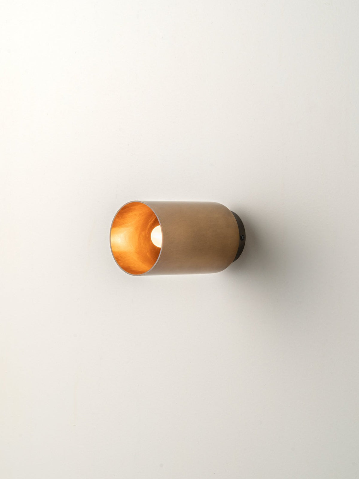 Guilla - Real Brass Cylinder Ceiling Light