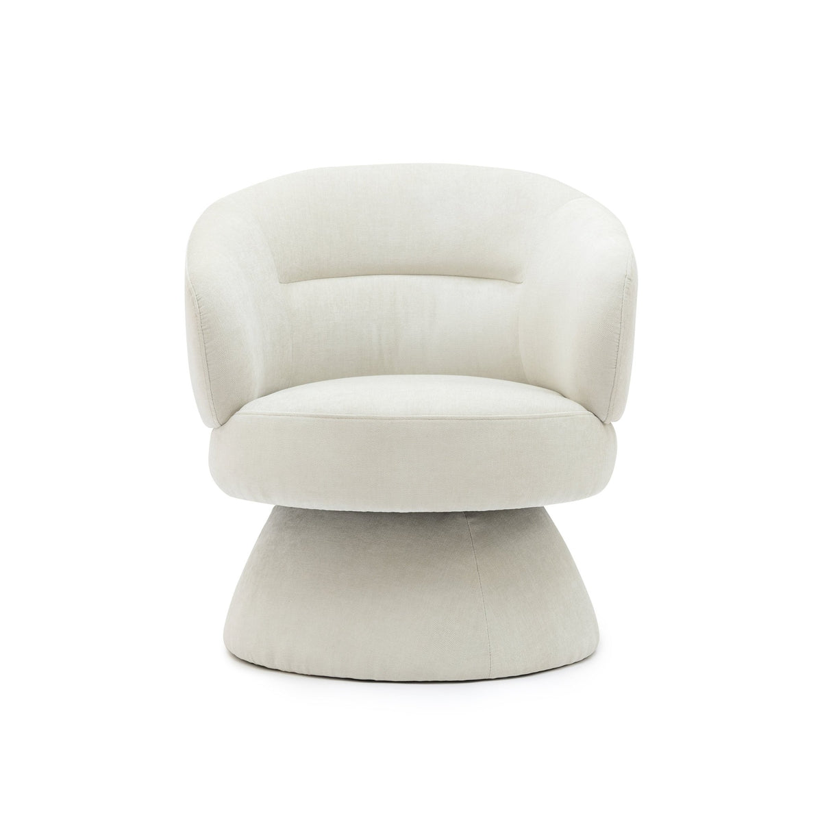 Gwen Swivel Chair - Ivory