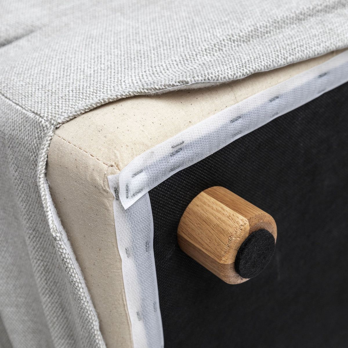 Hansen L Shaped Sofa - Alice Pearl - Modular Sofas Tolv Loom Collection Dubai