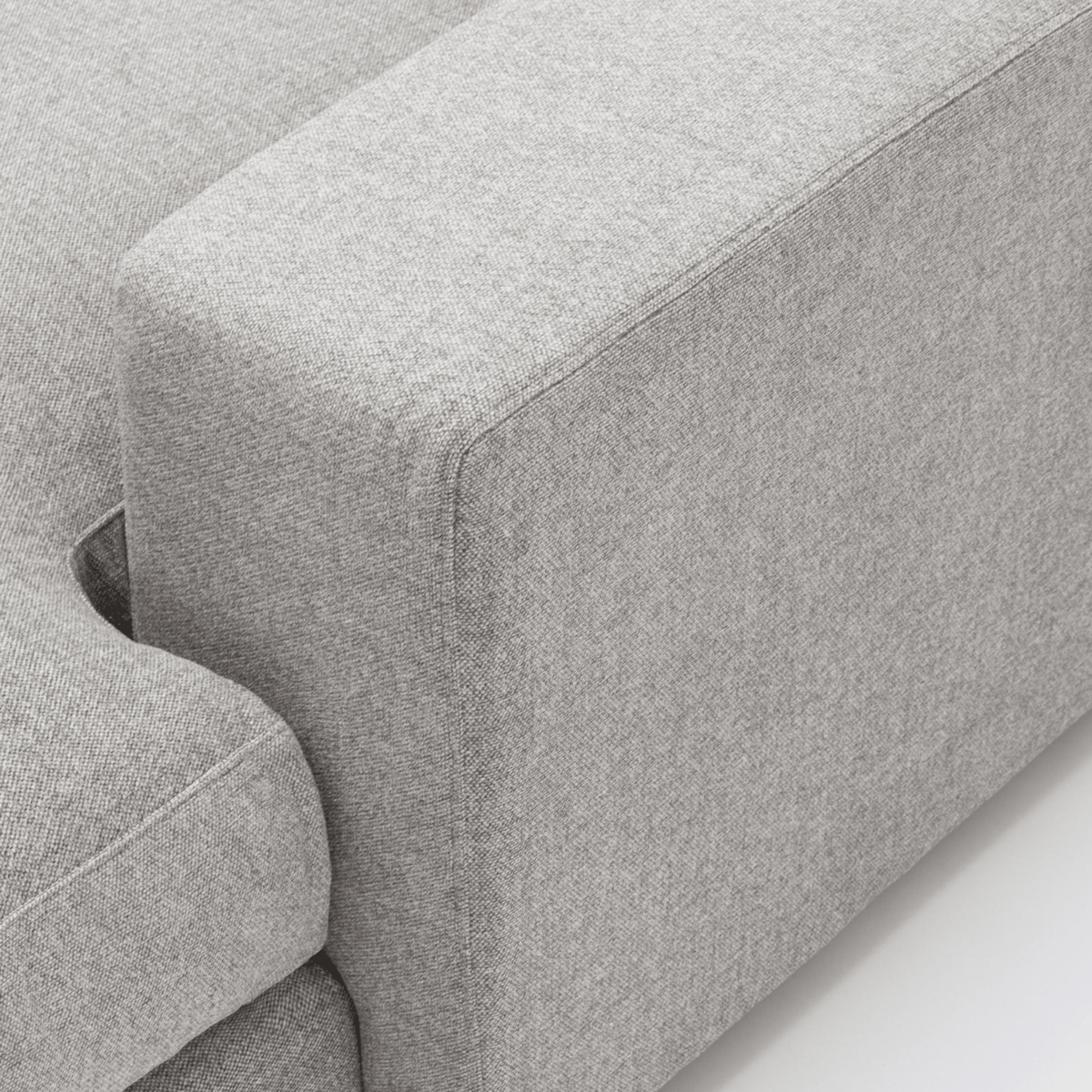 Hansen L Shaped Sofa - Sylvia Haze - Modular Sofas Tolv Loom Collection Dubai