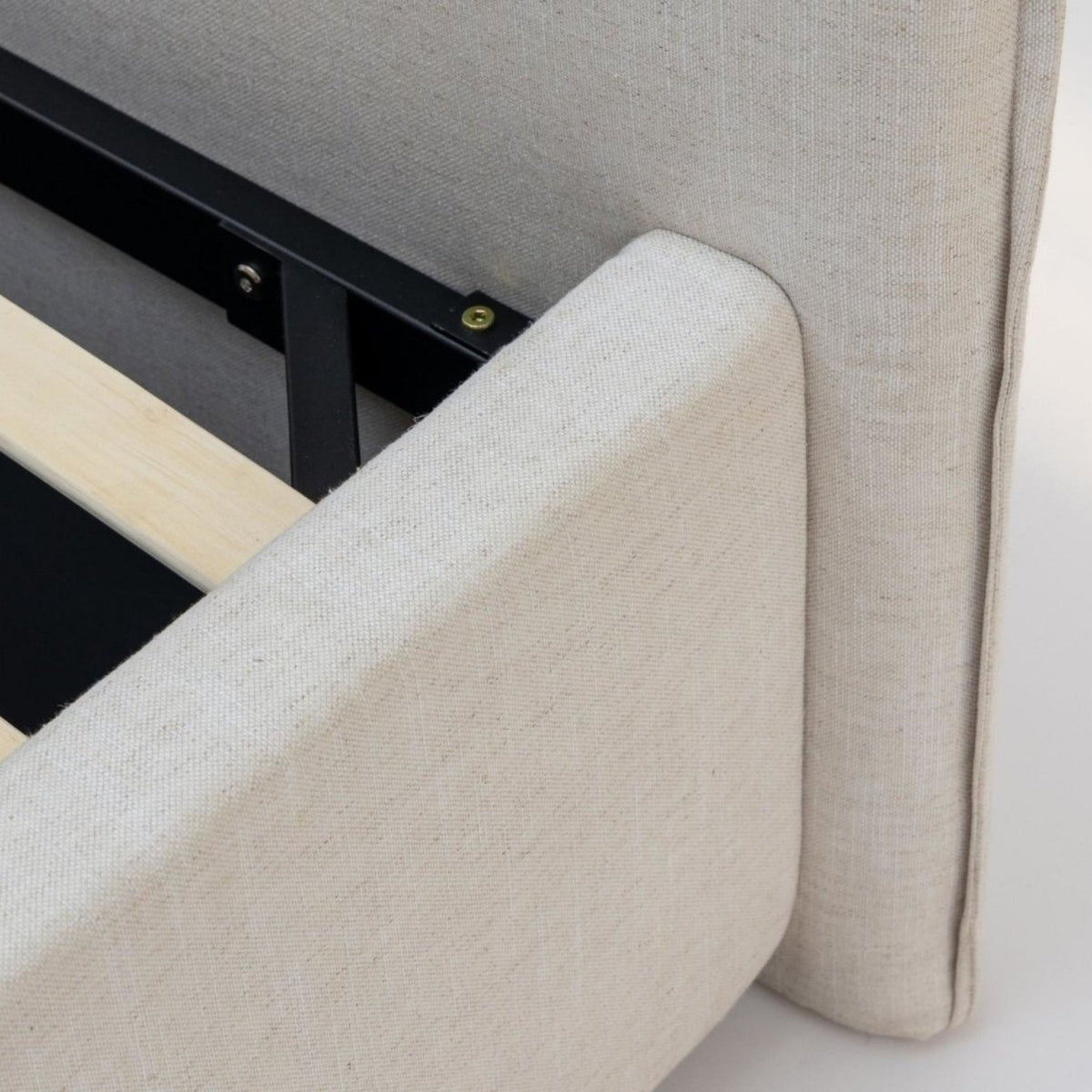 Heidi Bed With Storage - Beige - Beds Loom Collection Loom Collection Dubai