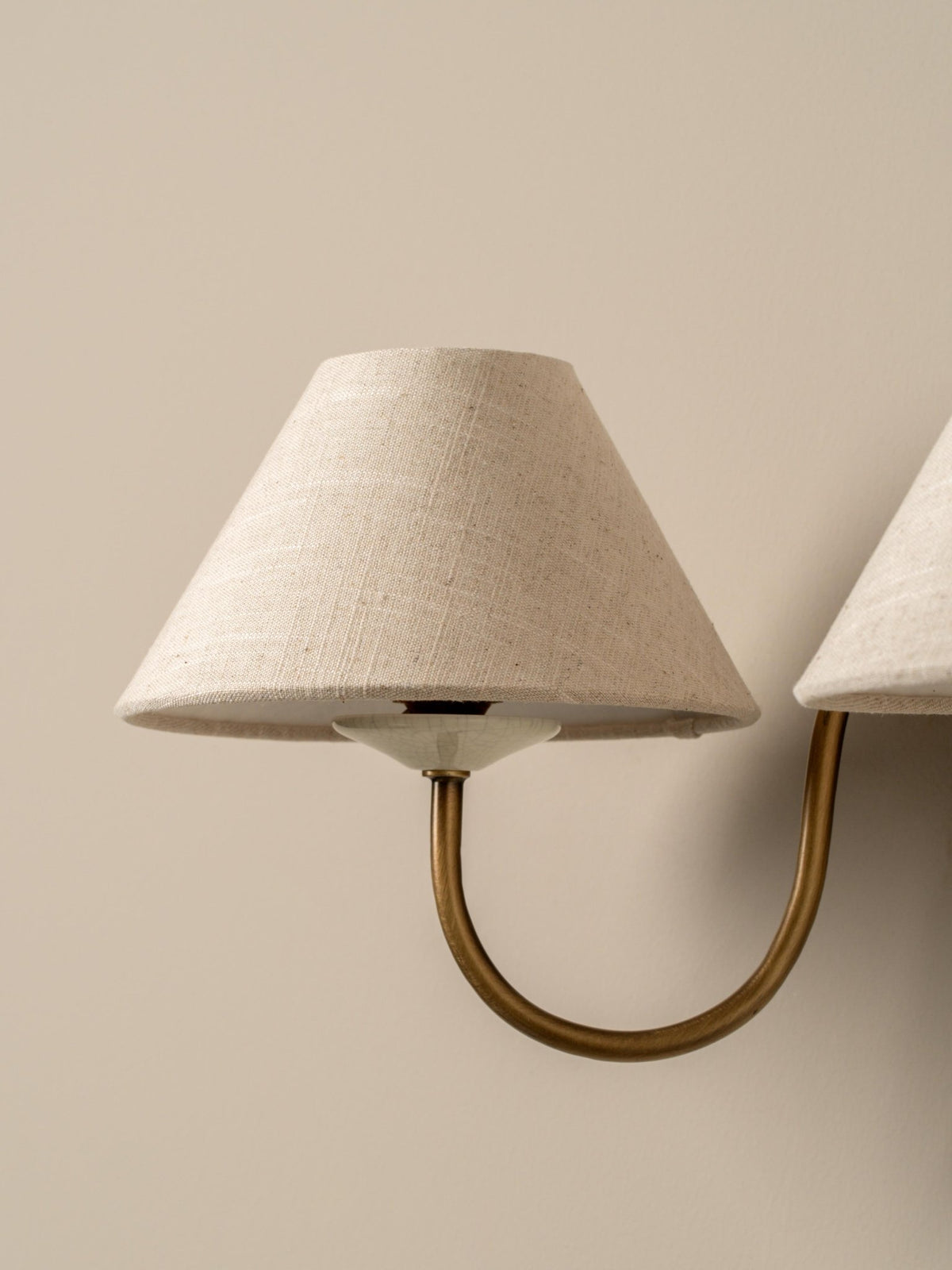 Holland Aged Brass Double Wall Light - Lights&Lamps Loom Collection Dubai