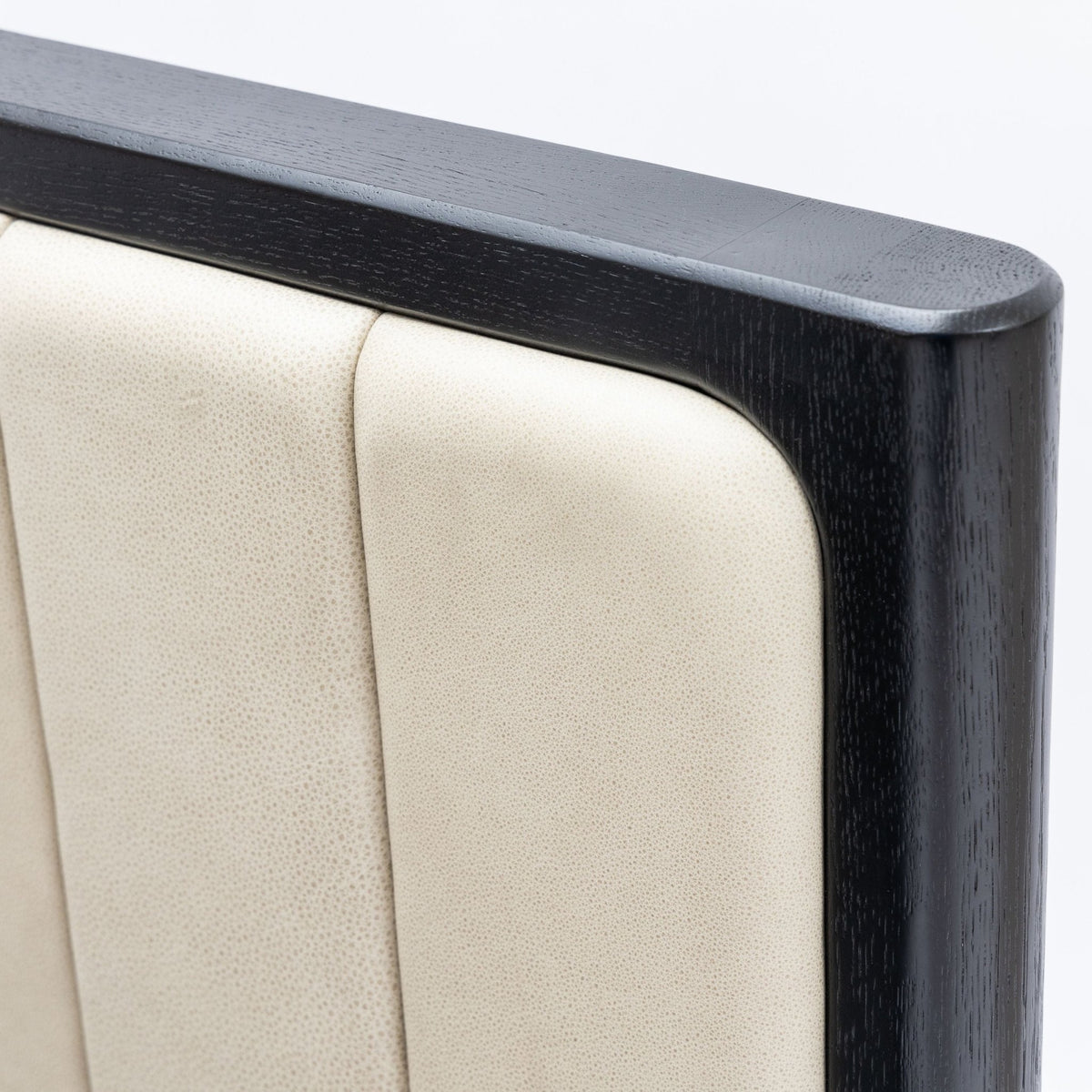 Hover Bed - Black Oak & Limestone Leather - Beds Tolv Loom Collection Dubai