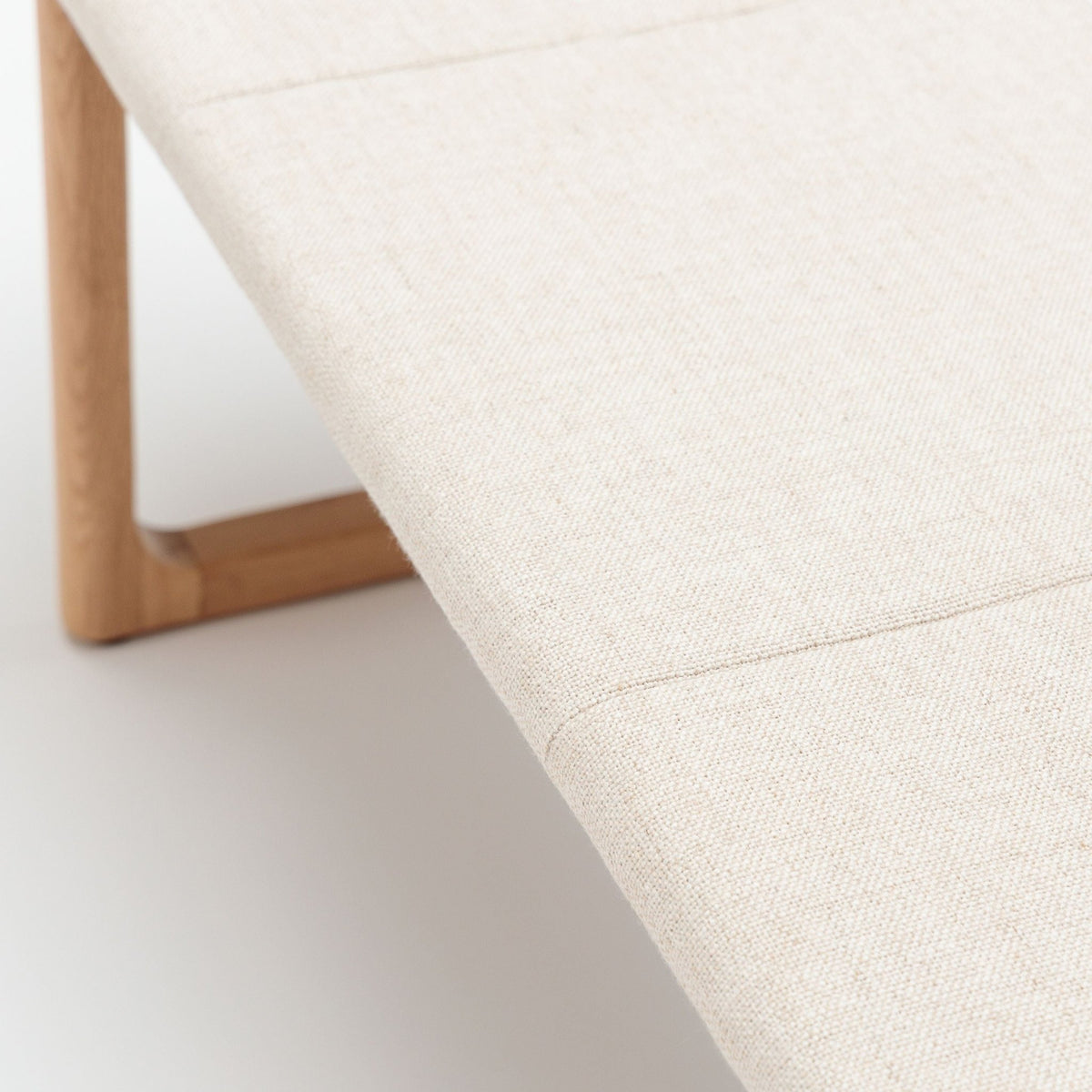 Hover Bench - Light Oak & Oatmeal - Benches Tolv Loom Collection Dubai