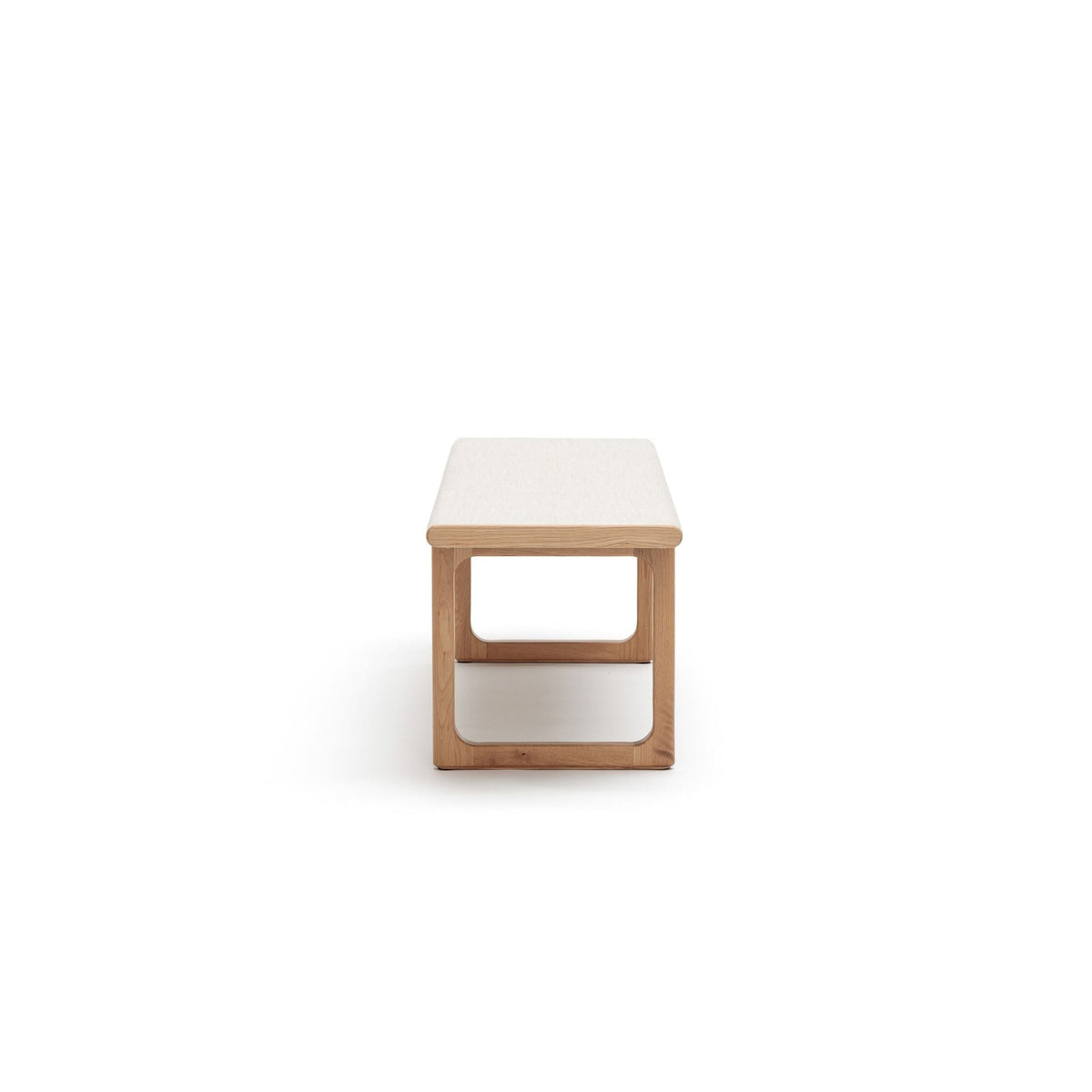 Hover Bench - Light Oak & Oatmeal - Benches Tolv Loom Collection Dubai