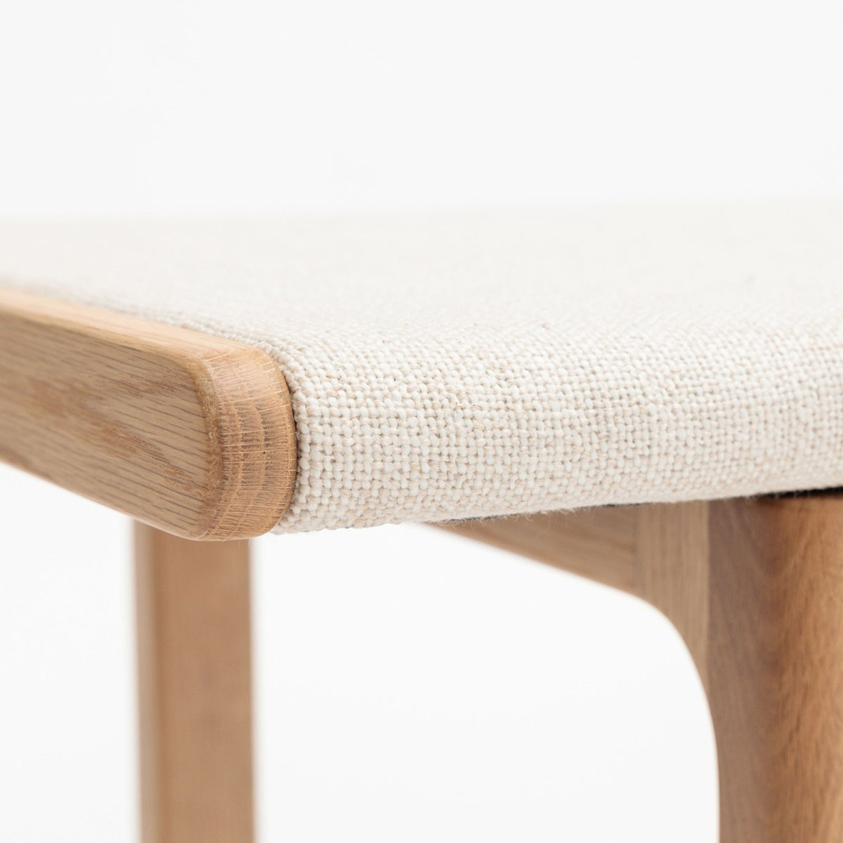 Hover Bench - Light Oak & Oatmeal - Benches Tolv Loom Collection Dubai