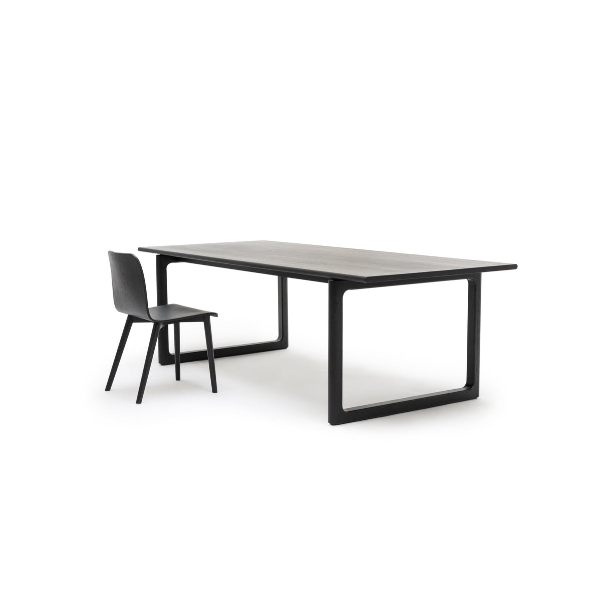 Hover Dining Table - Black Oak