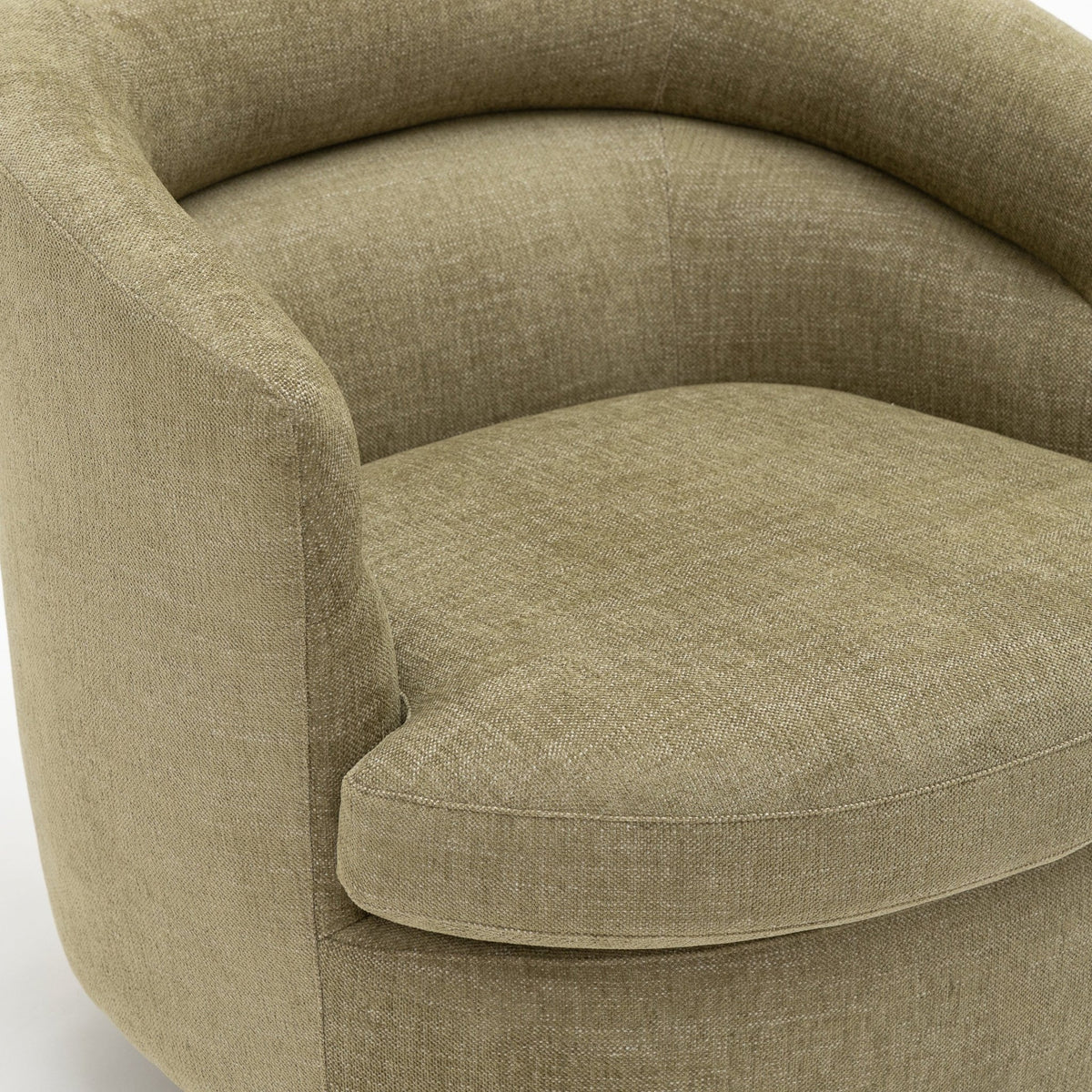 Hugo Swivel Chair - Olive