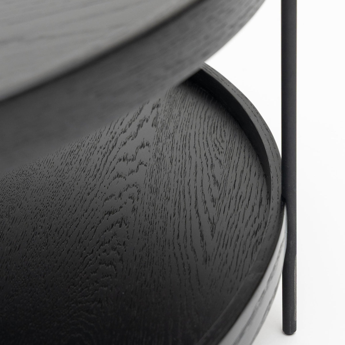 Humla Coffee Table - Black Oak - Coffee Tables Tolv Loom Collection Dubai