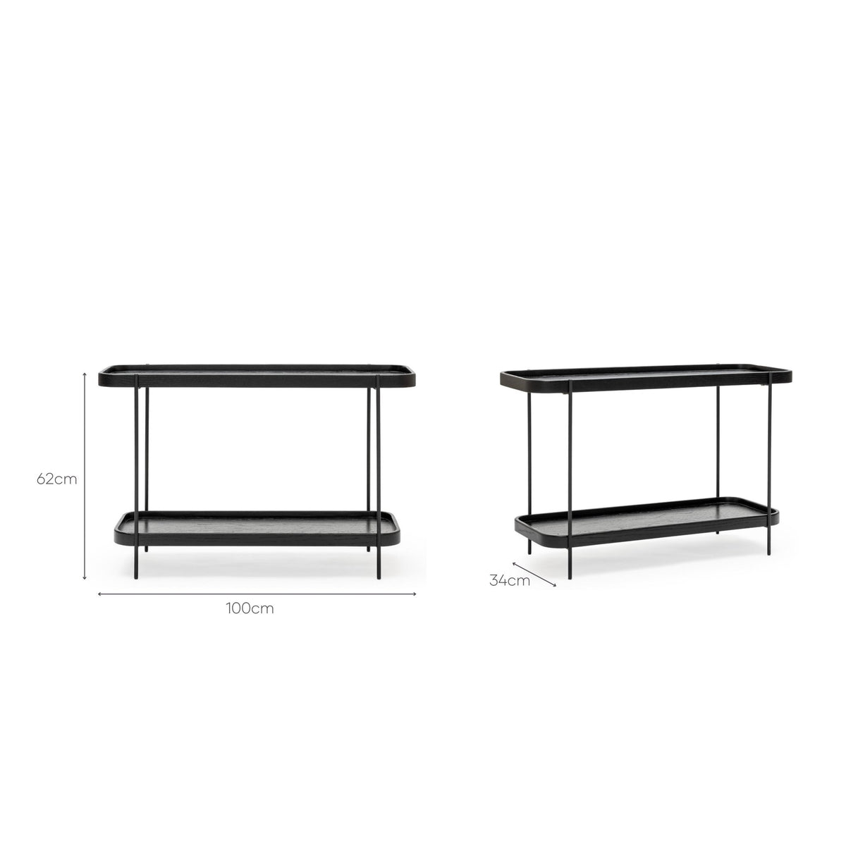 Humla Console - Black Oak
