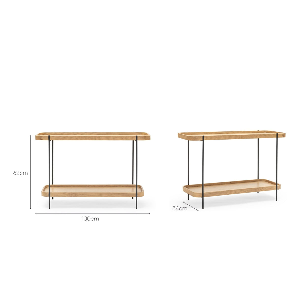 Humla Console - Light Oak