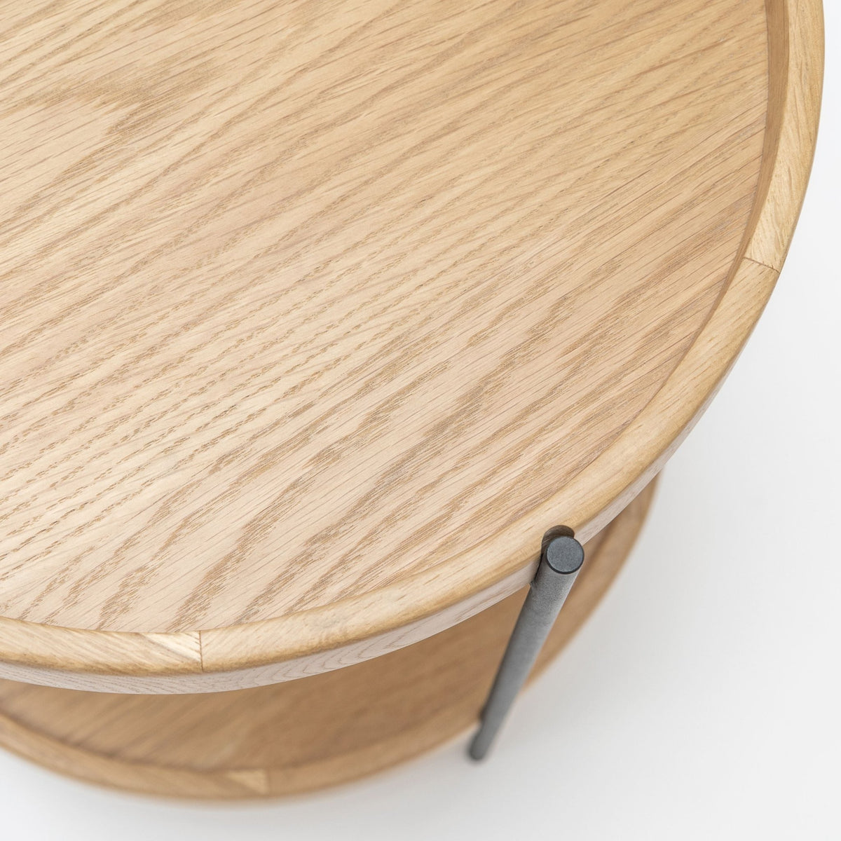 Humla End Table - Light Oak - Side Tables Tolv Loom Collection Dubai