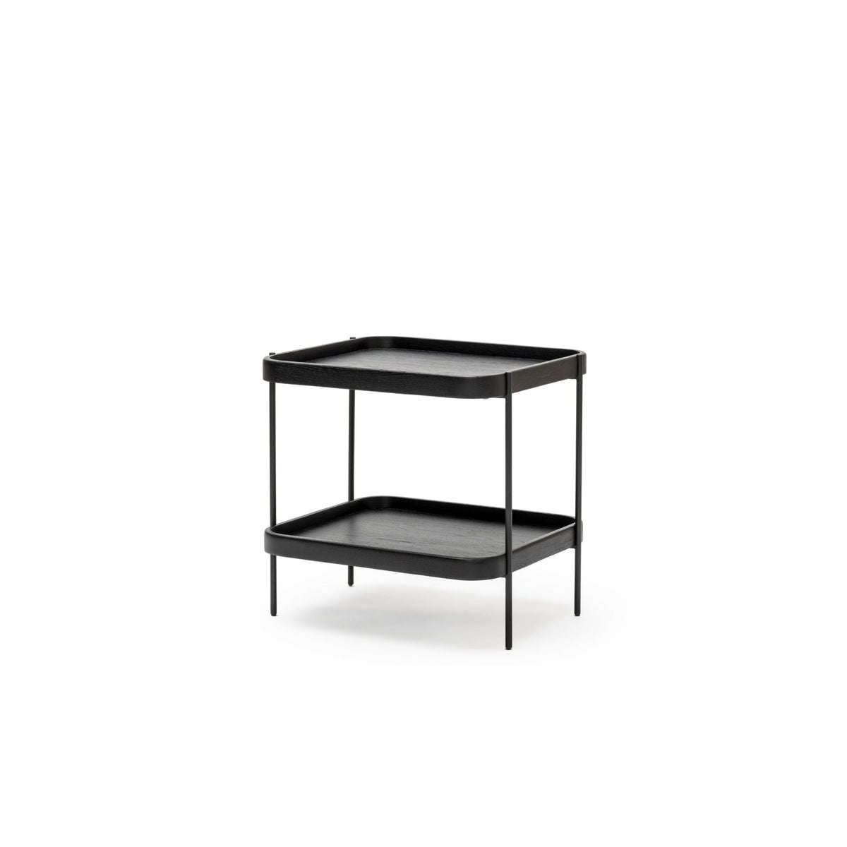 Humla Side Table - Black Oak - Side Tables Tolv Loom Collection Dubai
