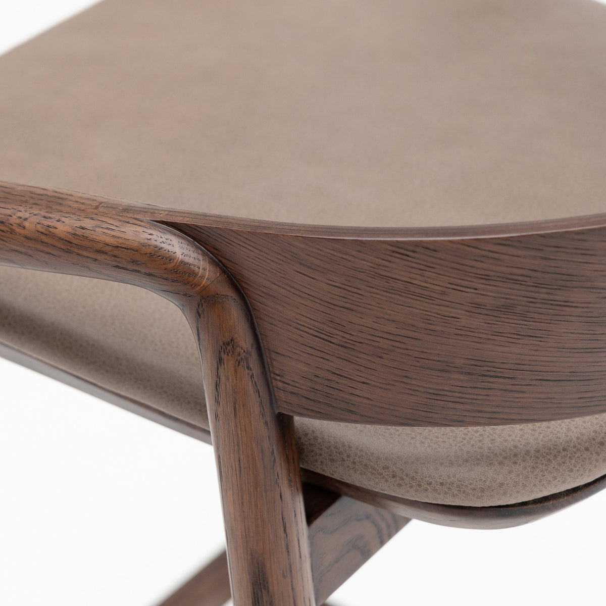 Inlay Counter Chair - Espresso Oak & Montana Anvil