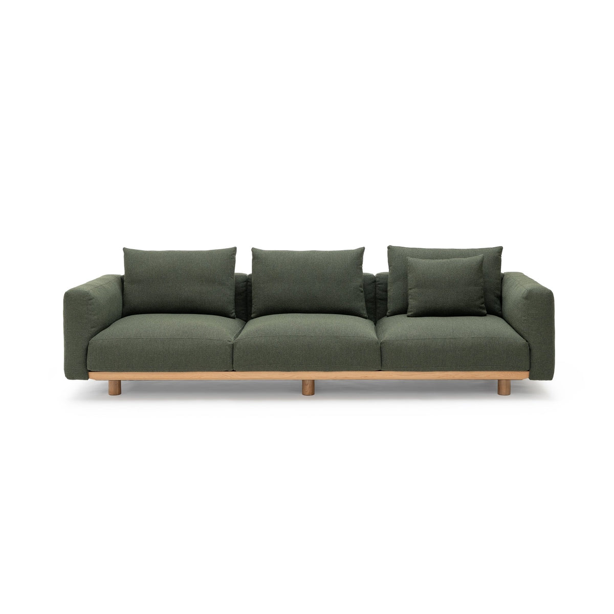 Islet 300 Sofa - Light Oak & Seaweed