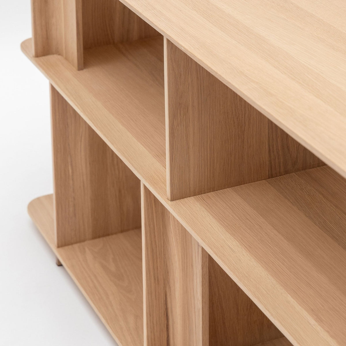 Jaunt Shelf Low - Blonde Oak - Shelving Tolv Loom Collection Dubai