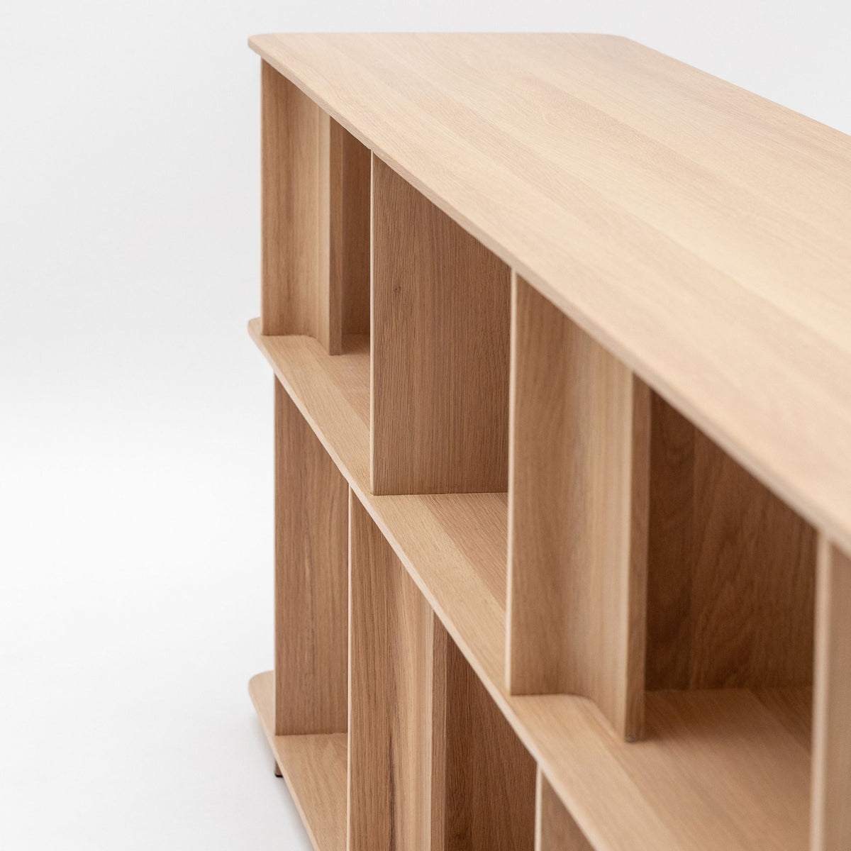 Jaunt Shelf Low - Blonde Oak - Shelving Tolv Loom Collection Dubai