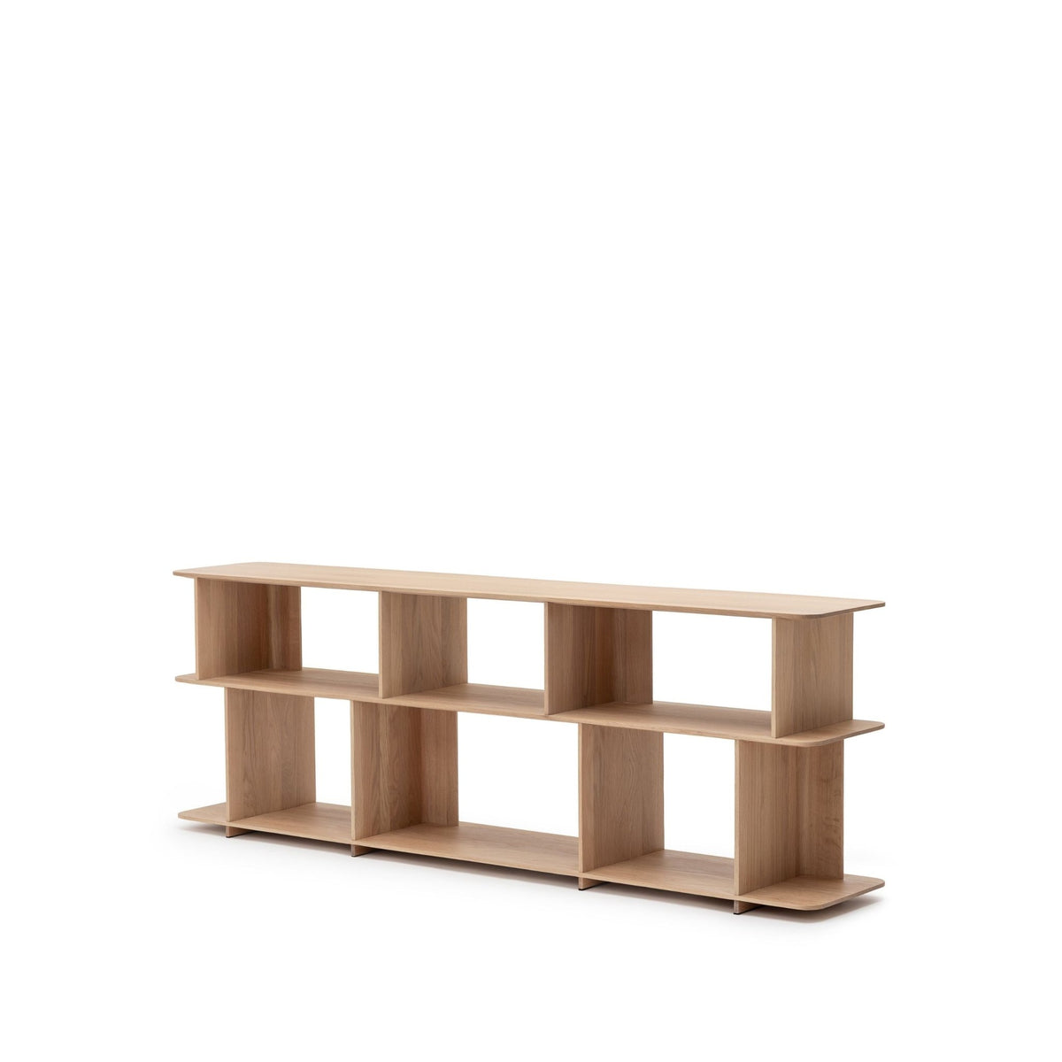 Jaunt Shelf Low - Blonde Oak - Shelving Tolv Loom Collection Dubai