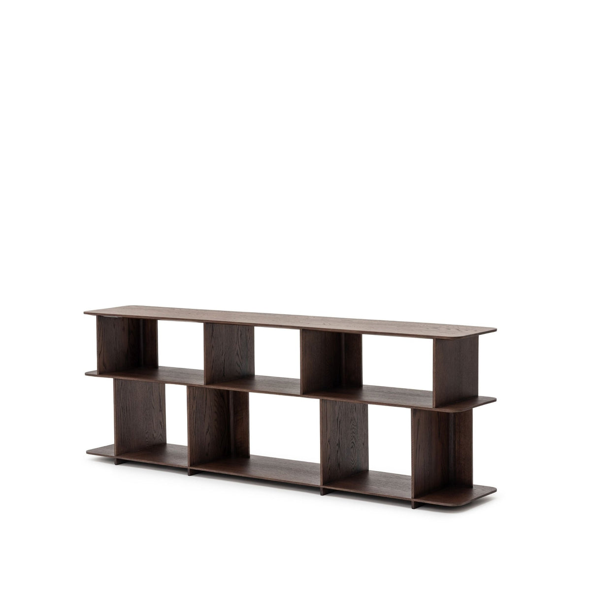 Jaunt Shelf Low - Espresso Oak - Shelving Tolv Loom Collection Dubai