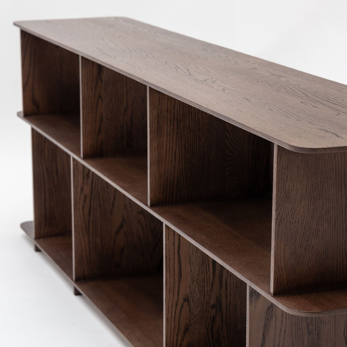 Jaunt Shelf Low - Espresso Oak - Shelving Tolv Loom Collection Dubai