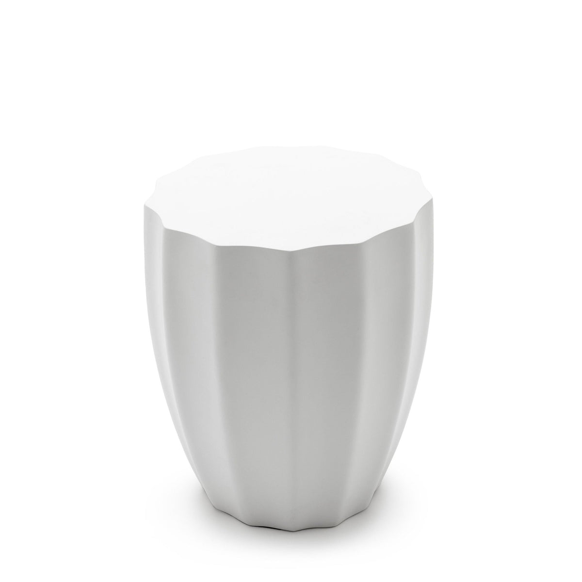 Joy Stool - Chalk - Side Tables Loom Collection Loom Collection Dubai