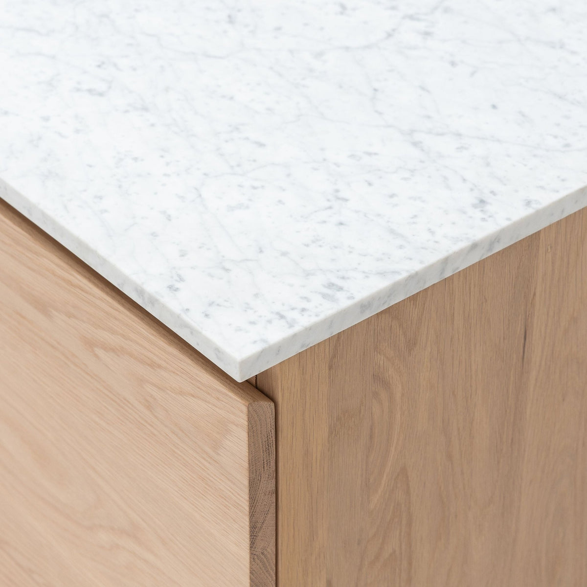 Kami 220 Entertainment Unit - Blonde Oak & Bianca Carrara - TV and Entertainment Units Tolv Loom Collection Dubai