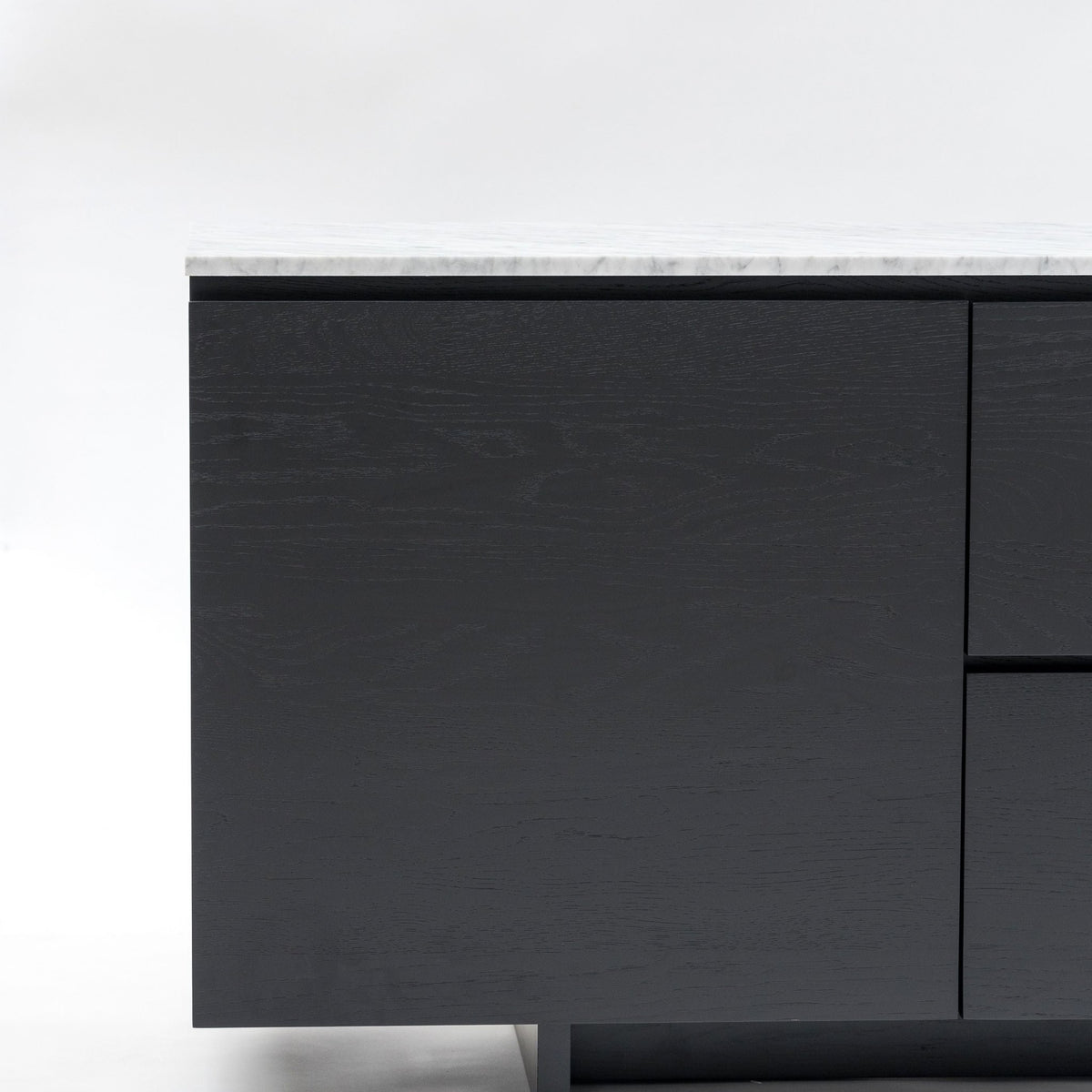 Kami 220 Sideboard - Black Oak & Bianca Carrara - Buffets & Sideboards Tolv Loom Collection Dubai