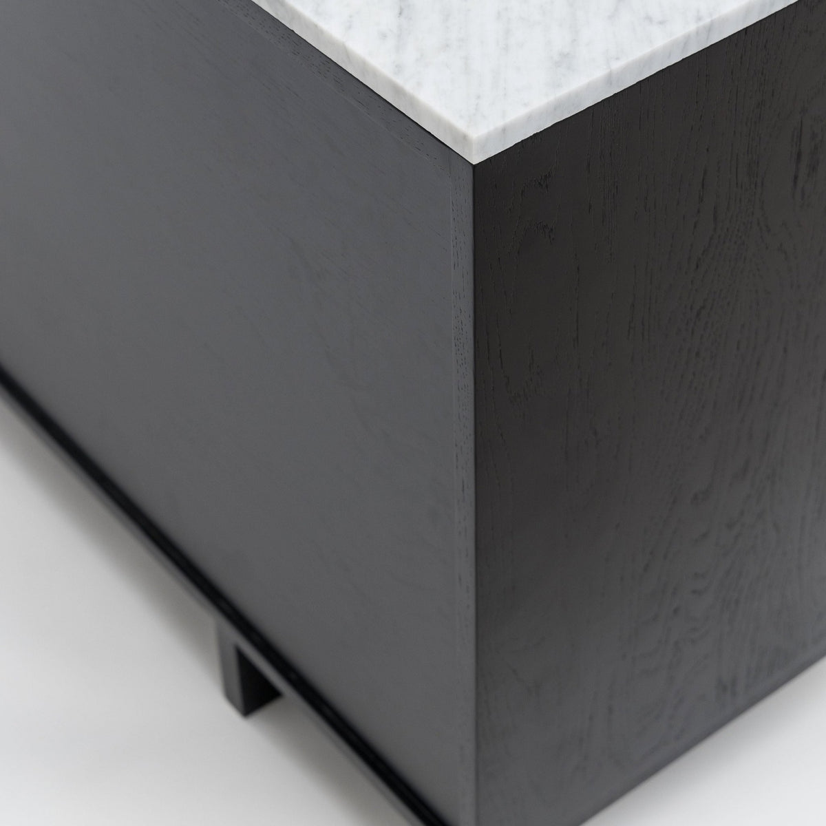 Kami 220 Sideboard - Black Oak & Bianca Carrara - Buffets & Sideboards Tolv Loom Collection Dubai