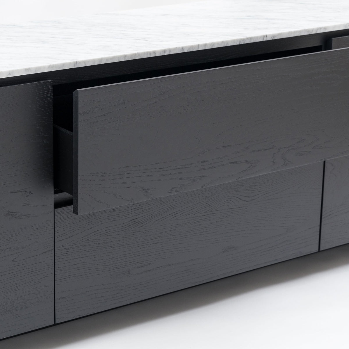 Kami 220 Sideboard - Black Oak & Bianca Carrara - Buffets & Sideboards Tolv Loom Collection Dubai