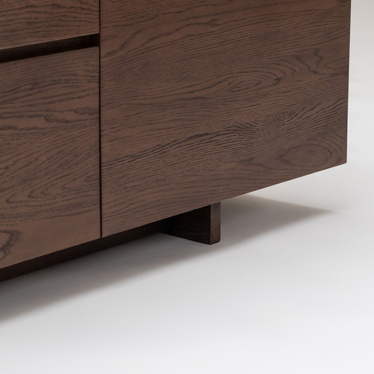 Kami 220 Sideboard - Espresso Oak & Travertine - Buffets & Sideboards Tolv Loom Collection Dubai
