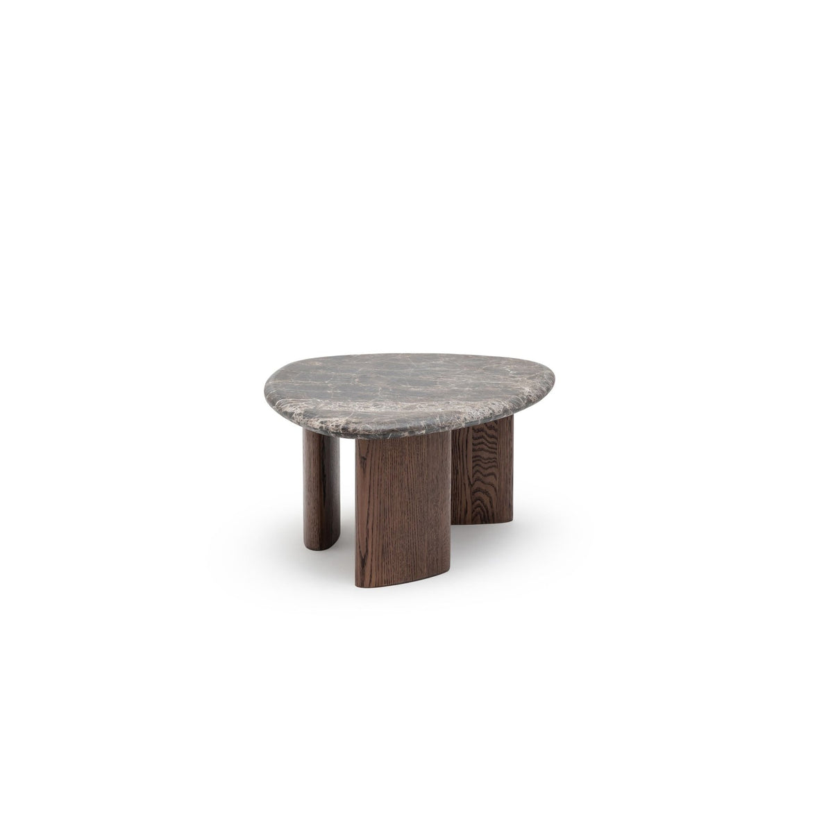Kora Coffee Table Medium - Dark Emperador & Espresso Oak - Coffee Tables Natadora Loom Collection Dubai