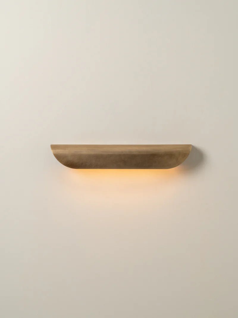 Kori Aged Brass Wall Light - Wall Lights Lights&Lamps Loom Collection Dubai