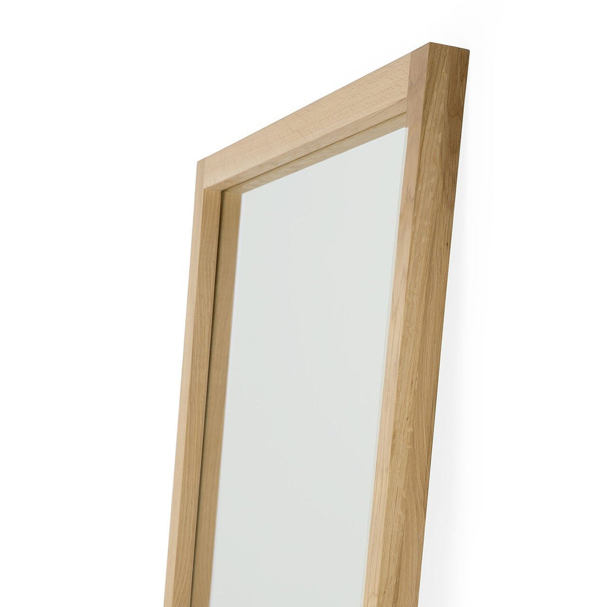 Light Frame Floor Mirror - Oak - Mirrors Ethnicraft Loom Collection Dubai