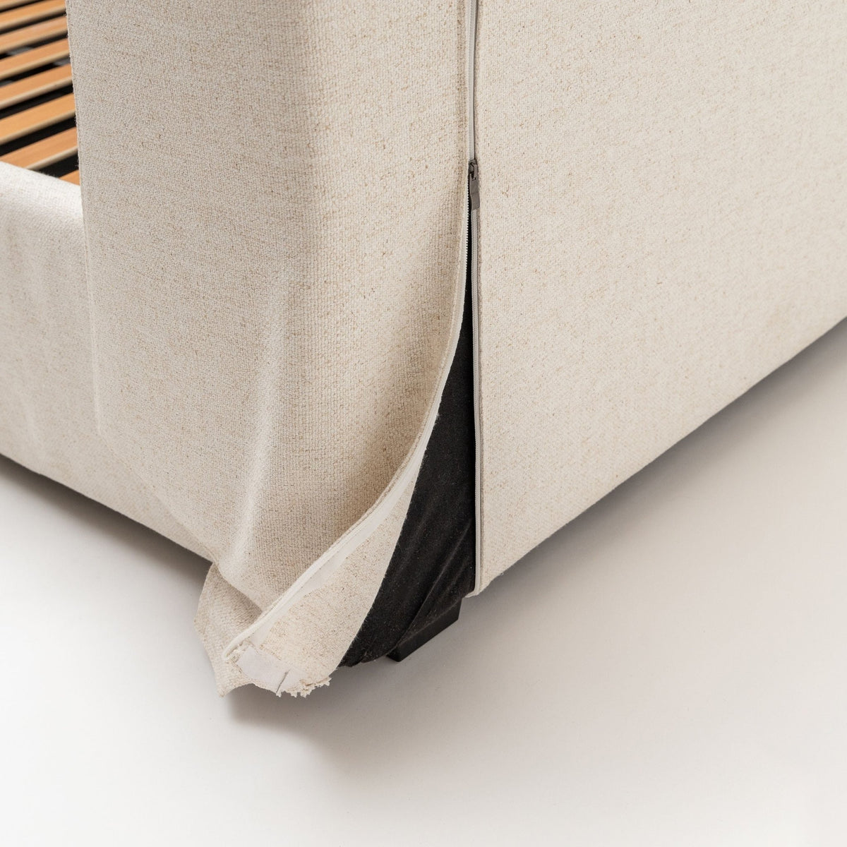Lorenzo Bed With Storage - Beige - Beds Loom Collection Loom Collection Dubai