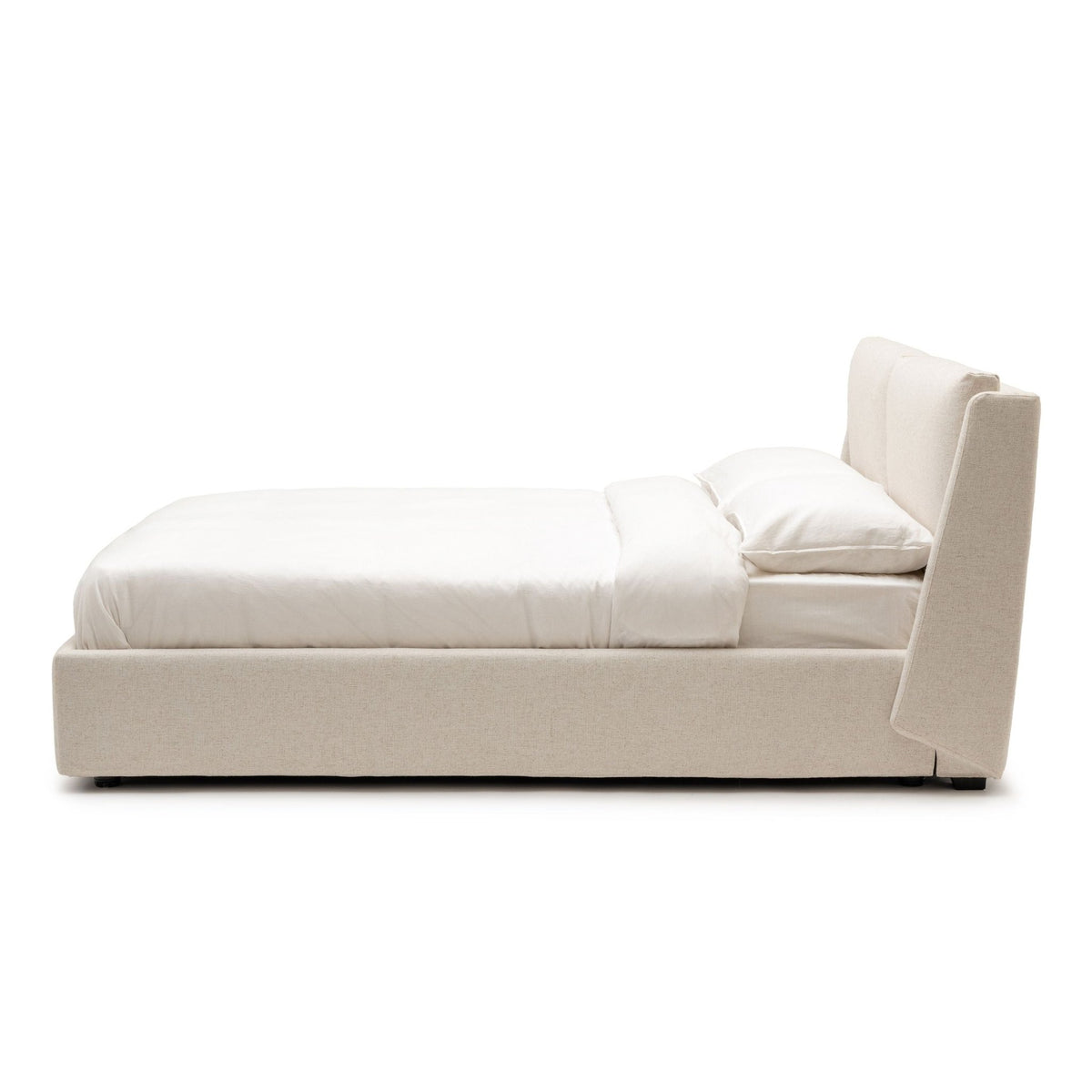Lorenzo Bed With Storage - Beige - Beds Loom Collection Loom Collection Dubai