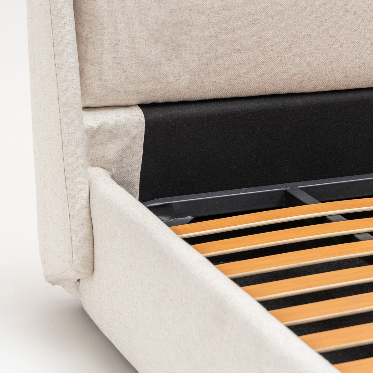 Lorenzo Bed With Storage - Beige - Beds Loom Collection Loom Collection Dubai
