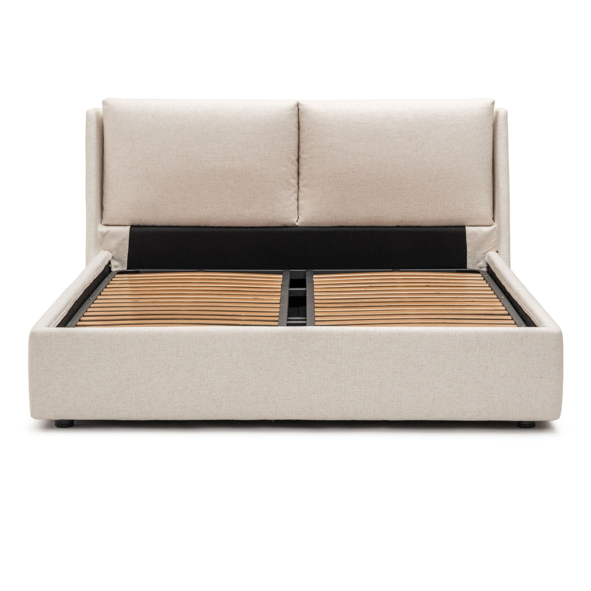Lorenzo Bed With Storage - Beige - Beds Loom Collection Loom Collection Dubai