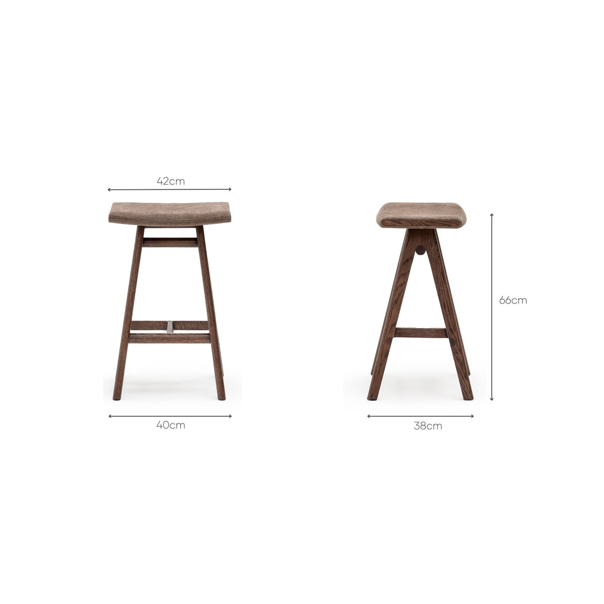 MA Counter Stool - Espresso Oak & Rich Earth