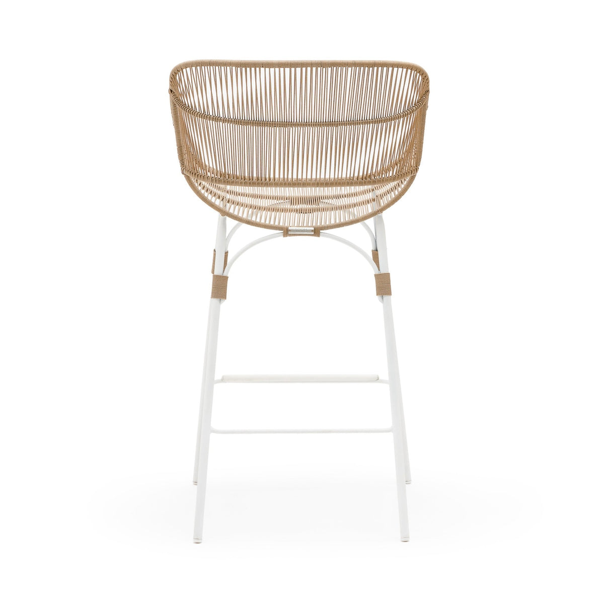 Marina Bar Stool - Stonewhite & Natural