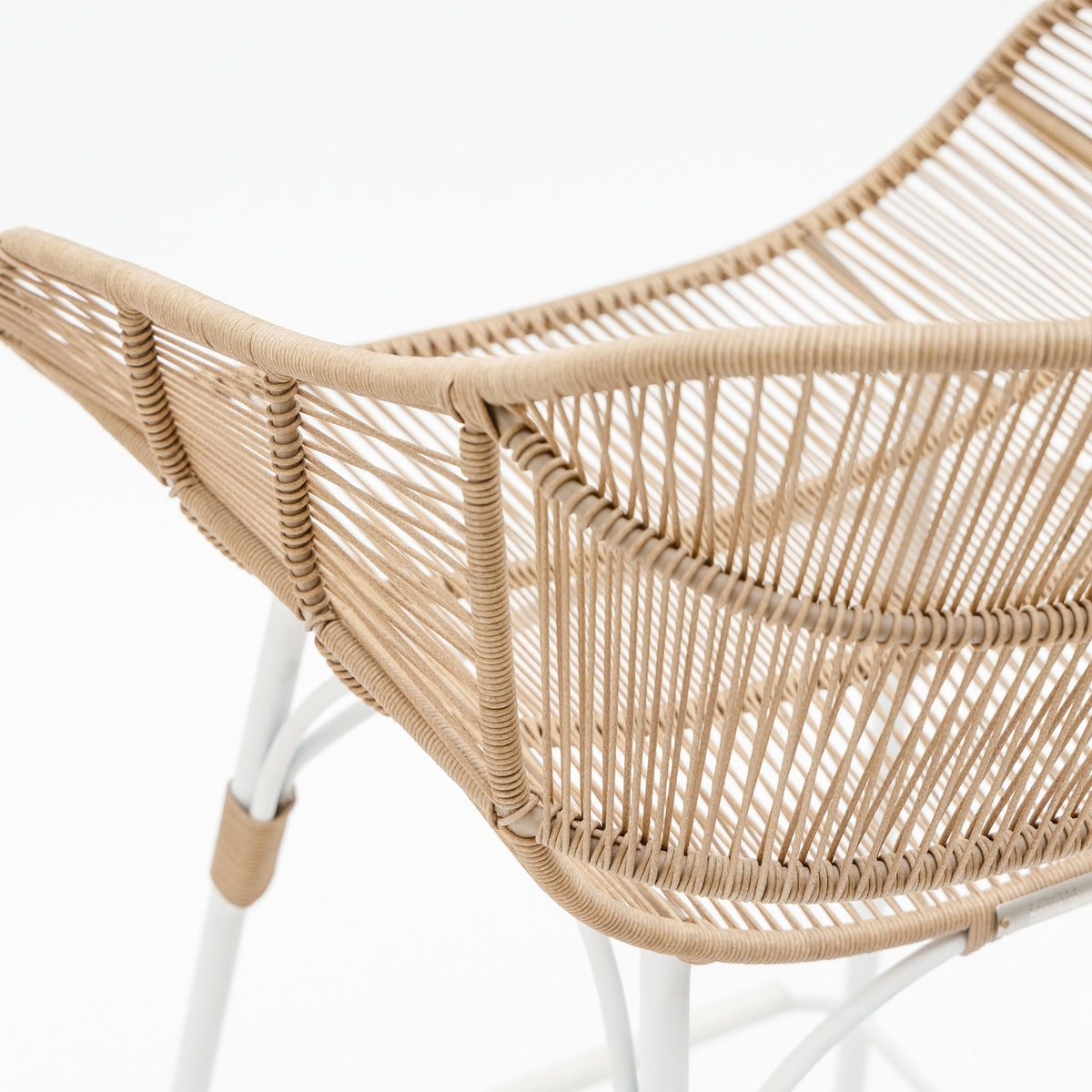 Marina Bar Stool - Stonewhite & Natural