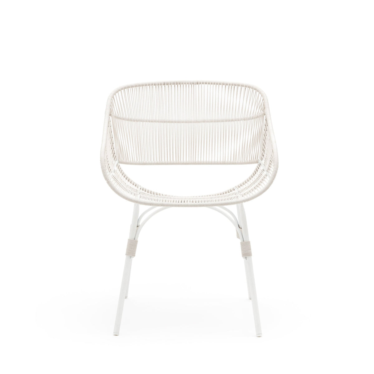 Marina Dining Armchair - Stonewhite & Chalk
