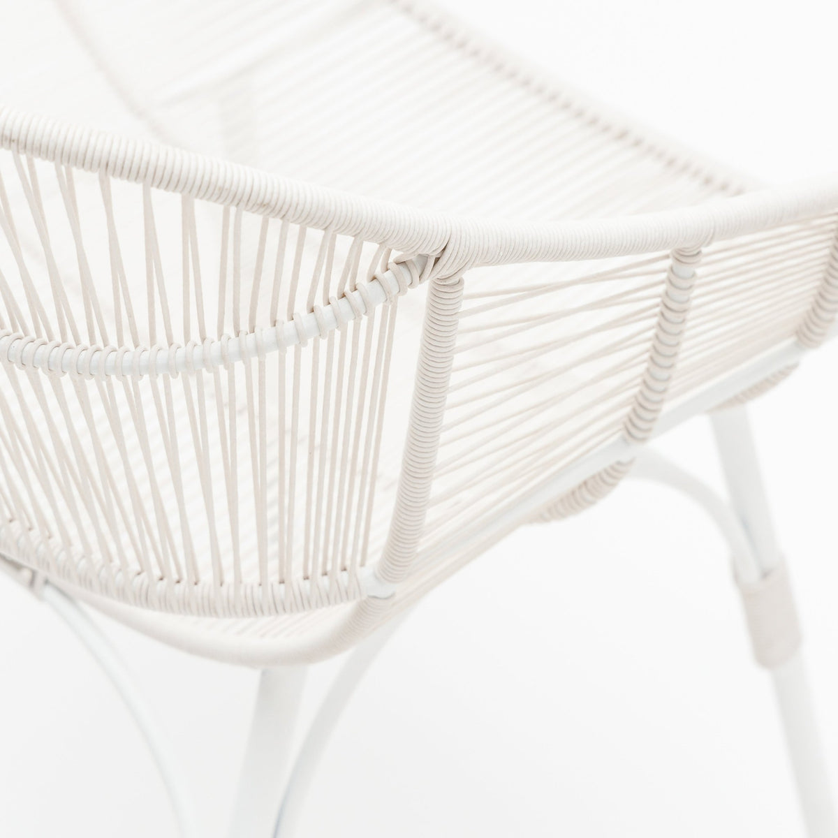 Marina Dining Armchair - Stonewhite & Chalk