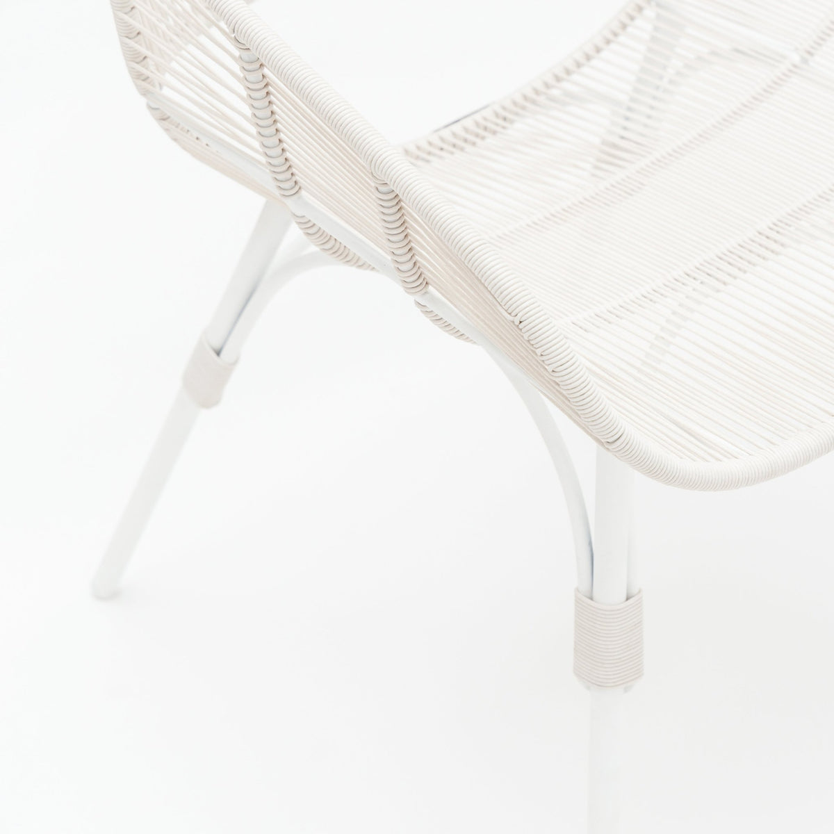 Marina Dining Armchair - Stonewhite & Chalk