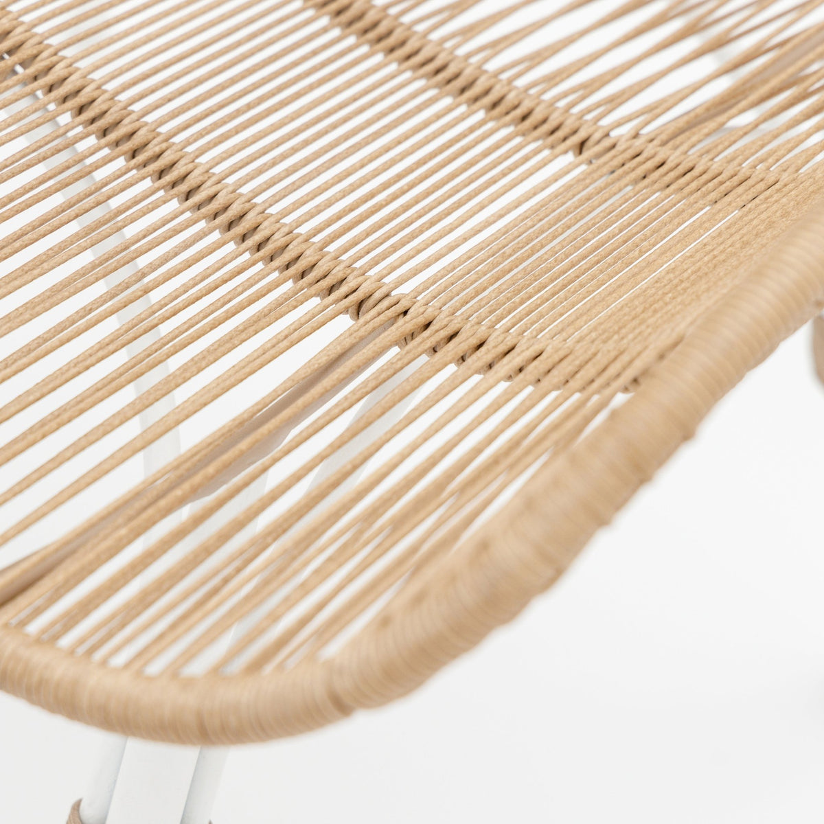 Marina Dining Armchair - Stonewhite & Natural