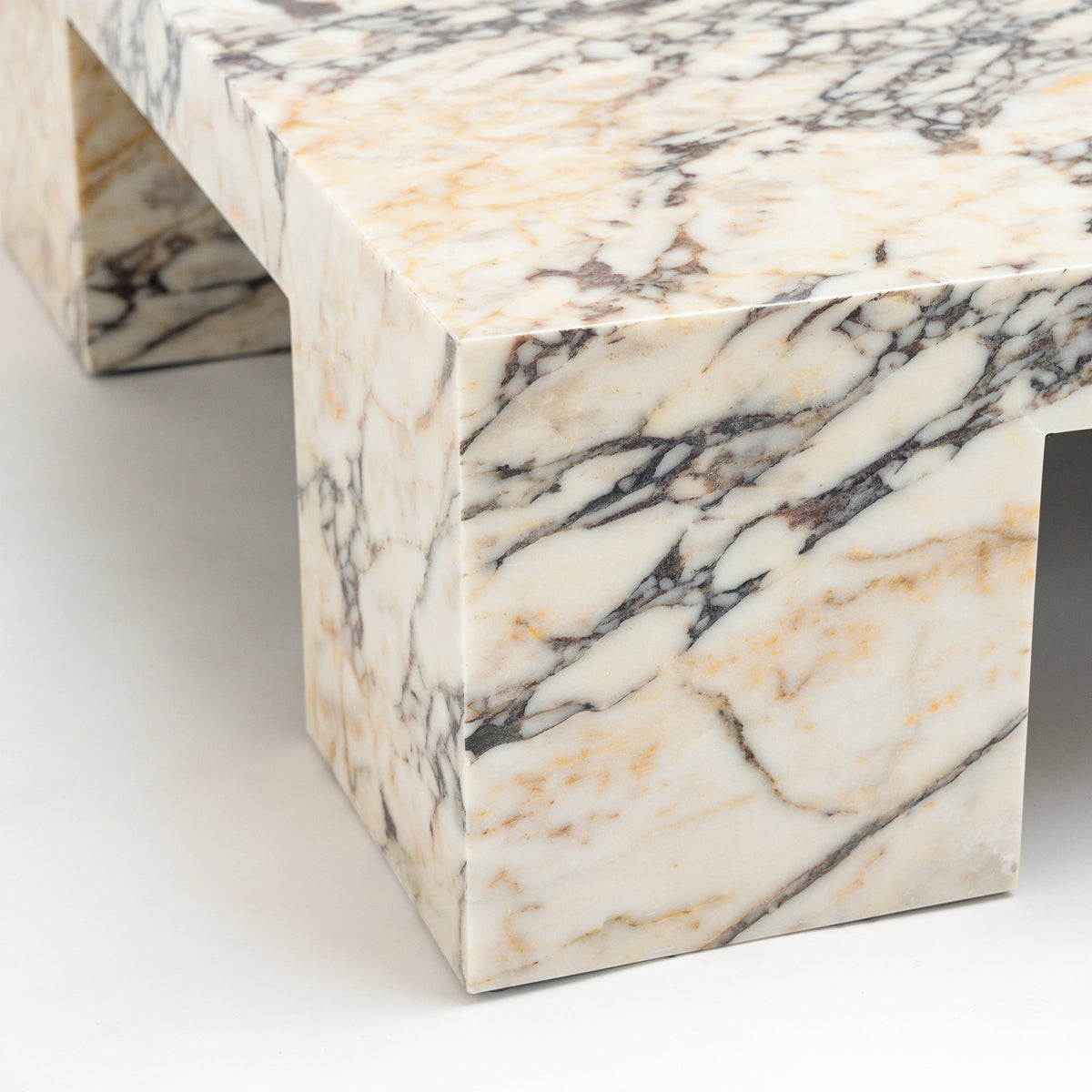 Marlowe Coffee Table - Calacatta Viola - Coffee Tables Loom Collection Loom Collection Dubai