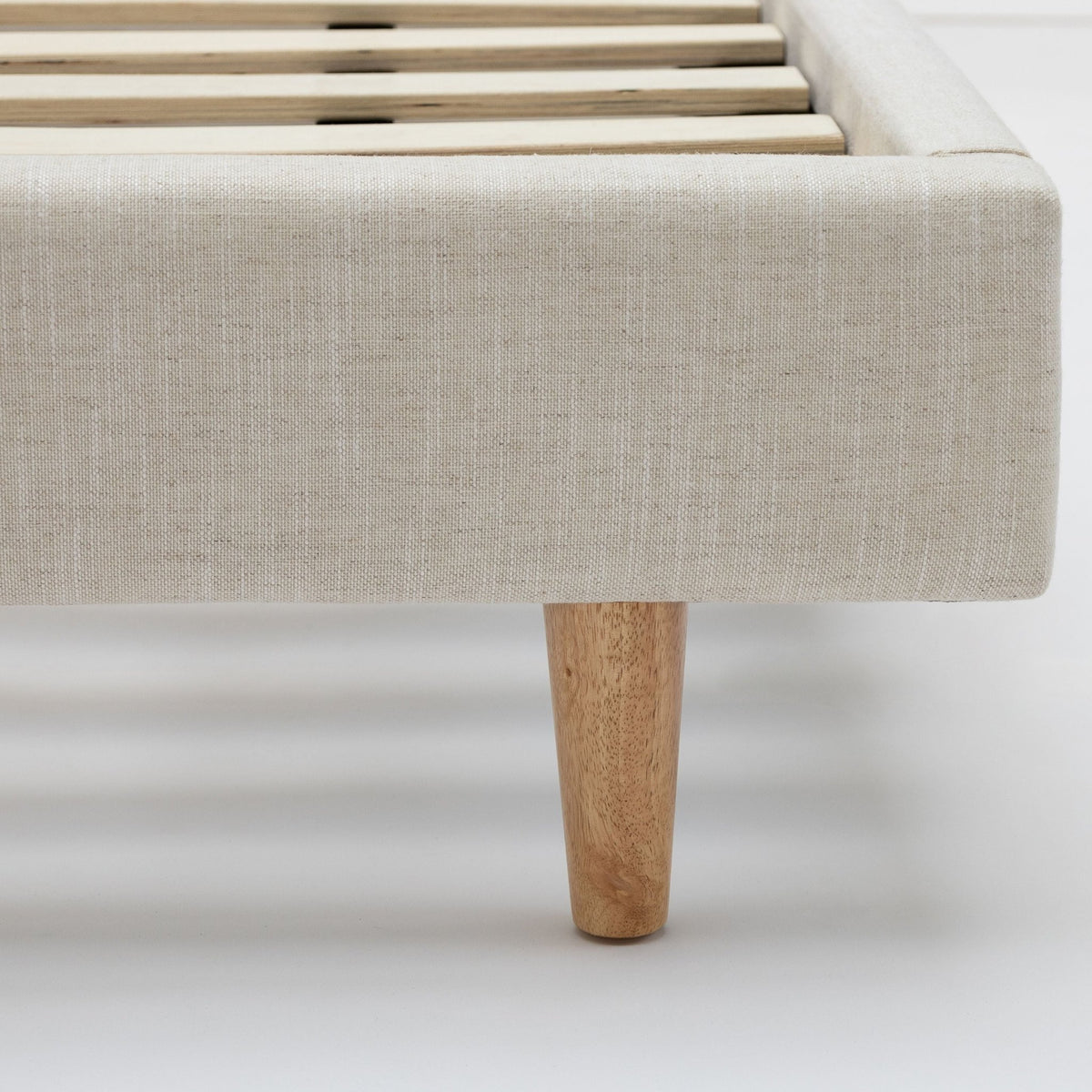 Martina Standard Bed - Beige - Beds Loom Collection Loom Collection Dubai