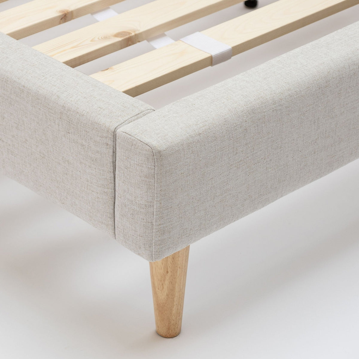 Martina Standard Bed - Beige - Beds Loom Collection Loom Collection Dubai