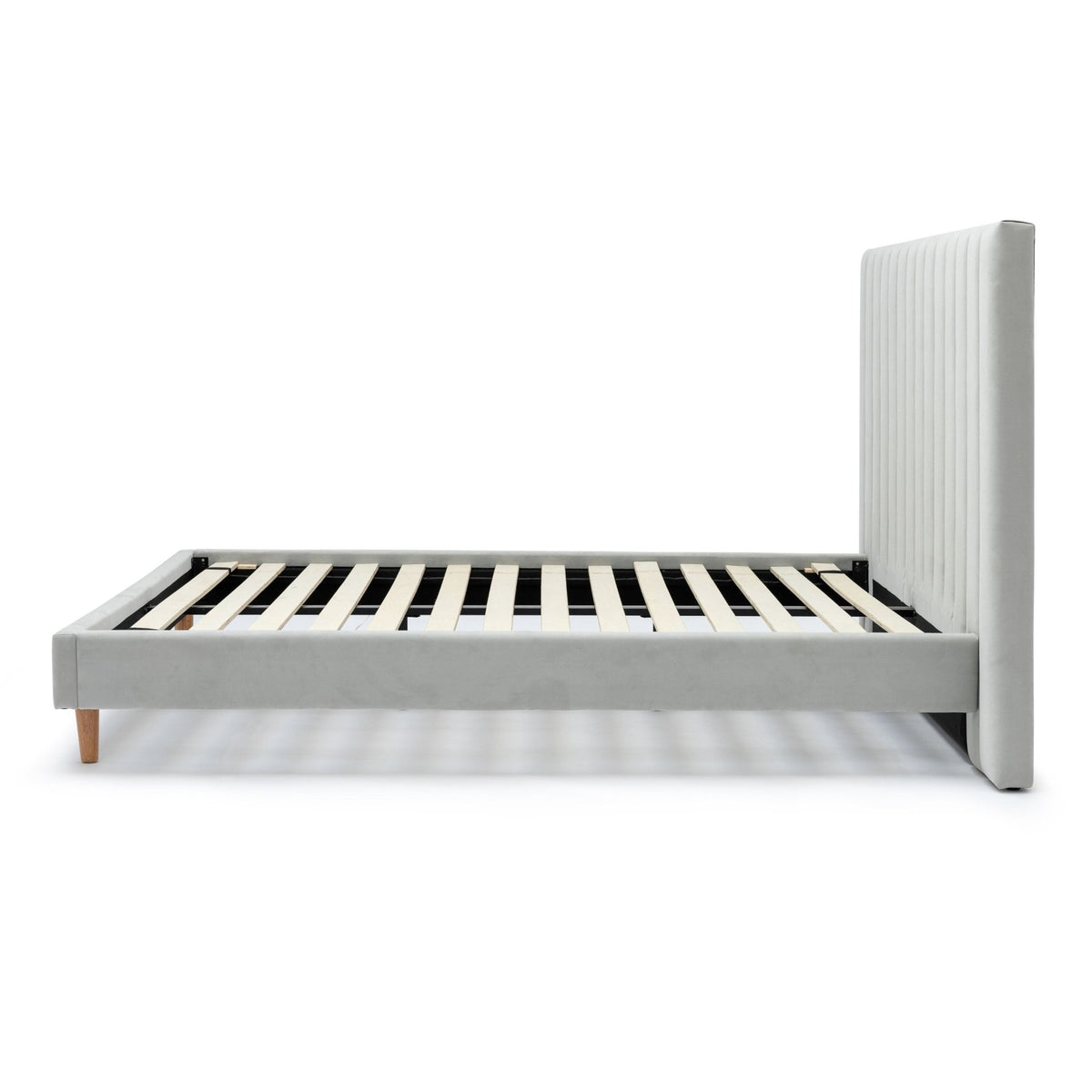 Martina Standard Bed - Silver - Beds Loom Collection Loom Collection Dubai