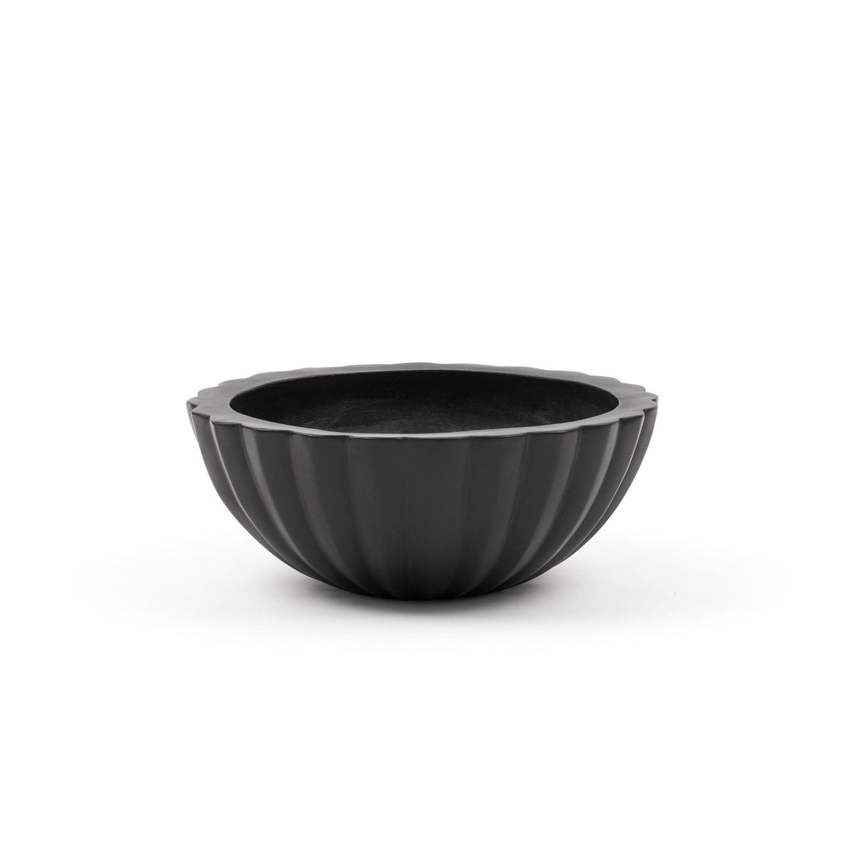 Maven Low Bowl 70 - Black - Pots & Planters Loom Collection Loom Collection Dubai